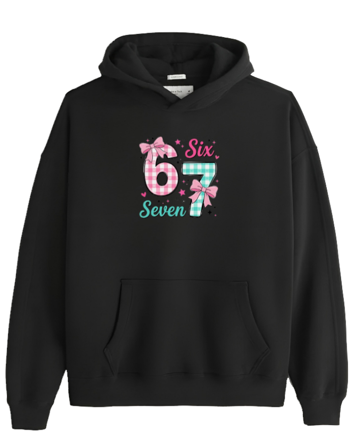 designs 67 Oversize Hoodie Black 37