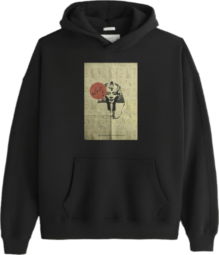 Egypt Over Size hoodie Black 37