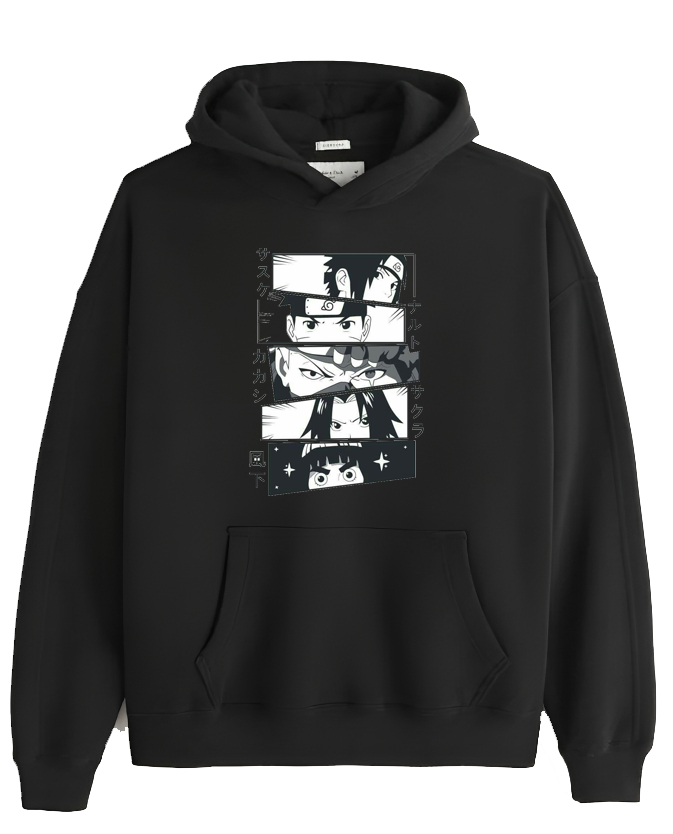 Naruto Shippuden One Size hoodie Black 77