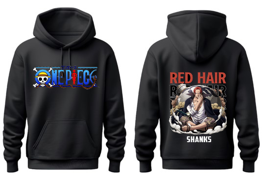 one piece One Size hoodie Black Back 37