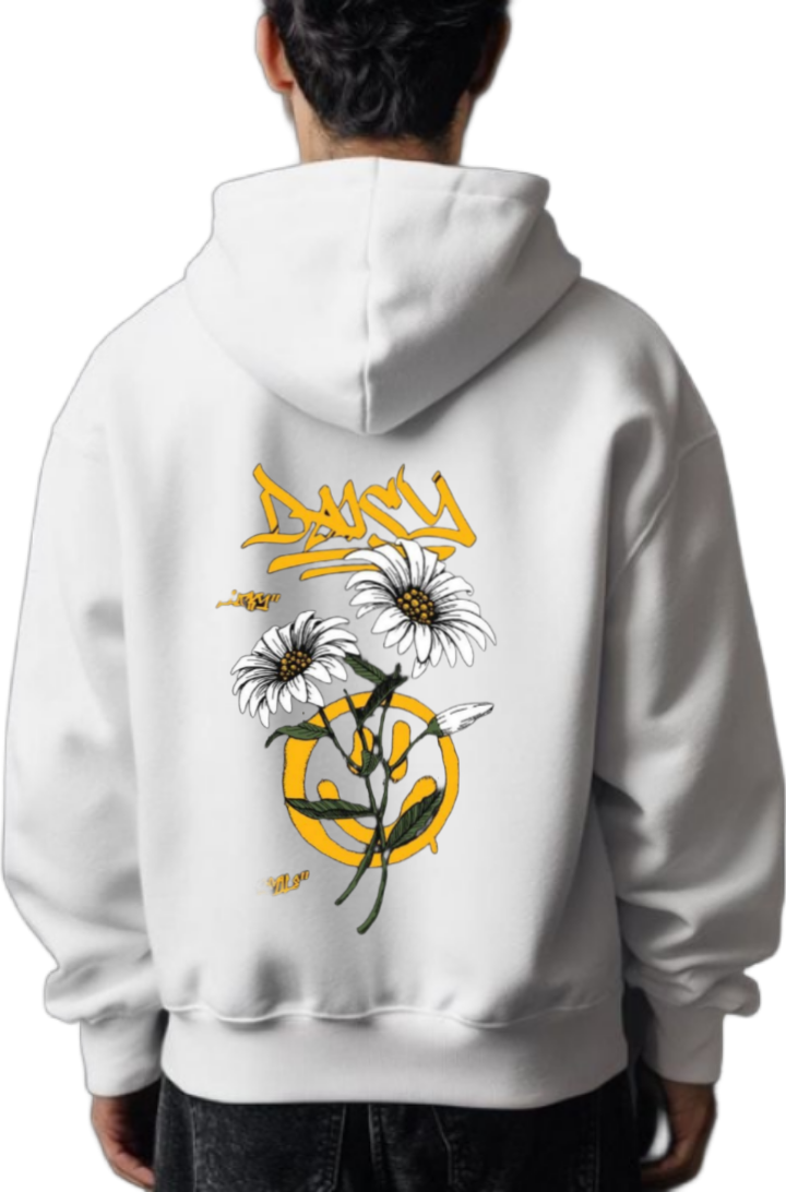 أزهار الأقحوان One Size hoodie White Back 37