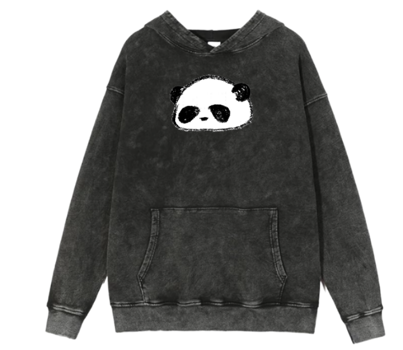 PANDA Oversize Hoodie Washed 37