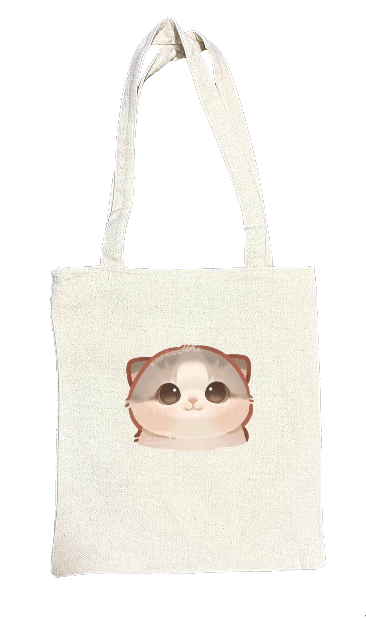 cat tote bag White 37