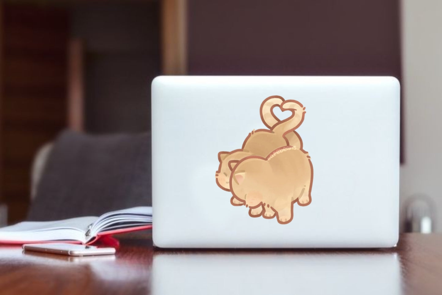 cat Laptop Sticker 37