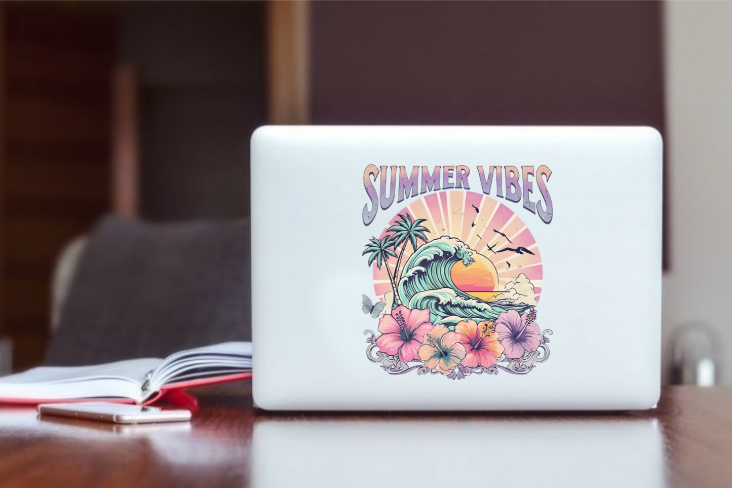 Summer Vibes Laptop Sticker 38
