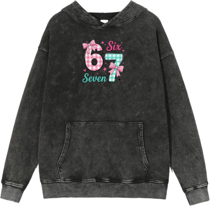 67 designs Oversize Hoodie Washed 38