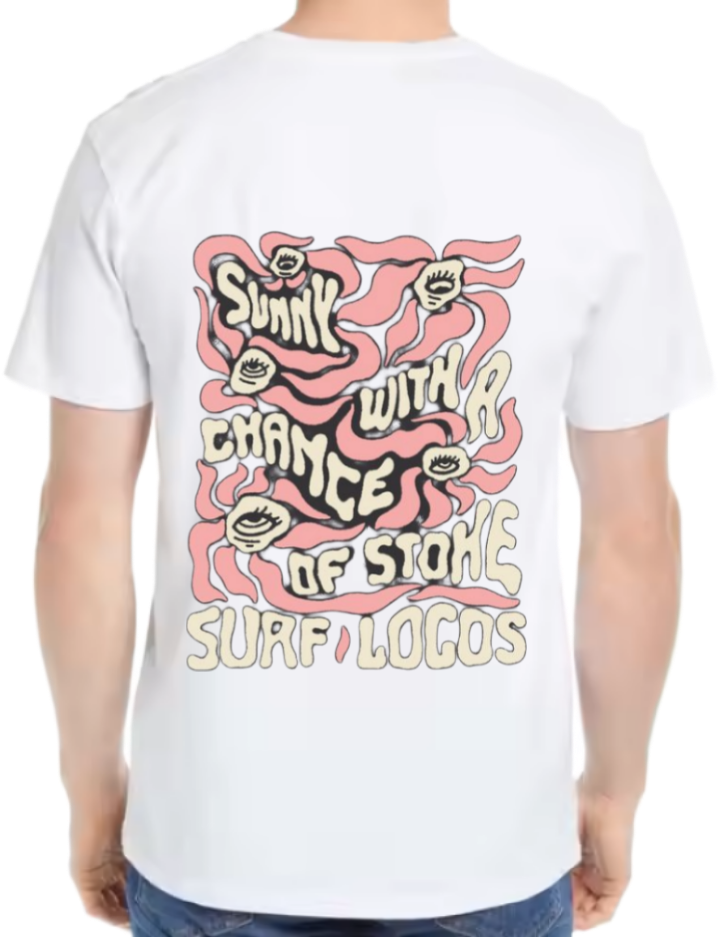 SURFILOCOS t- shirt One Size White back 38