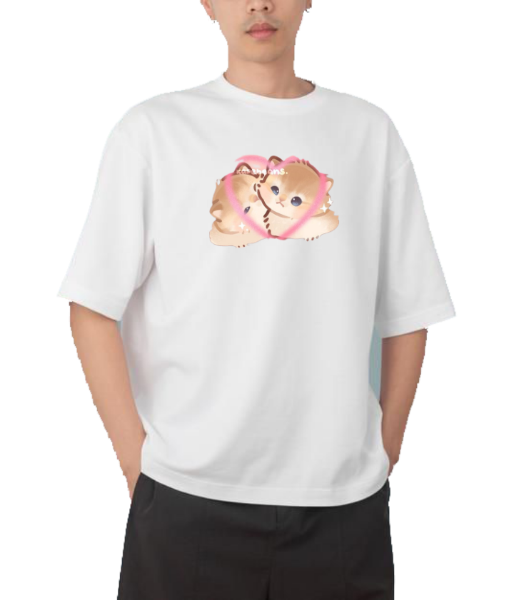 cat One Size t- shirt White 38