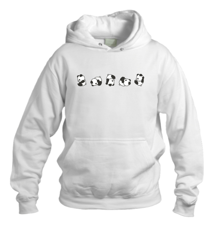 PANDA Oversize Hoodie White 38