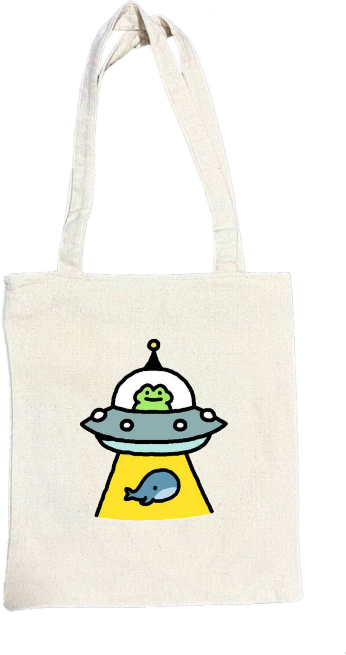 Frog tote bag beige 37
