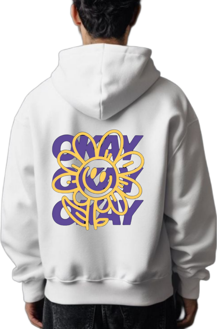 SWAY One Size hoodie White Back 38