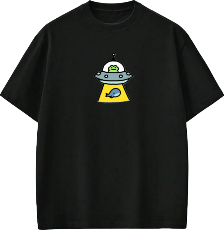 Frog One Size t- shirt Black 37