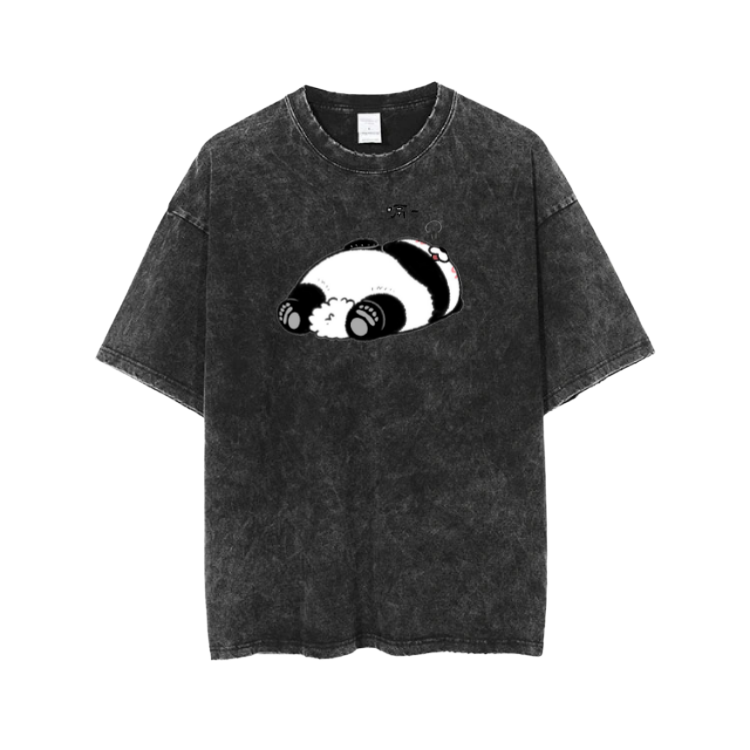 PANDA One Size t- shirt Washed 39