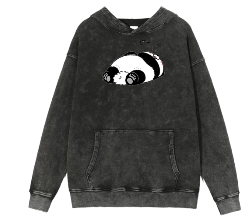 PANDA Oversize Hoodie Washed 39
