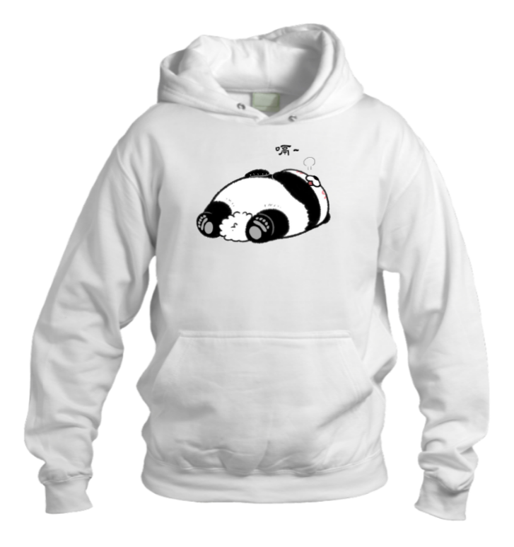 PANDA Oversize Hoodie White 39