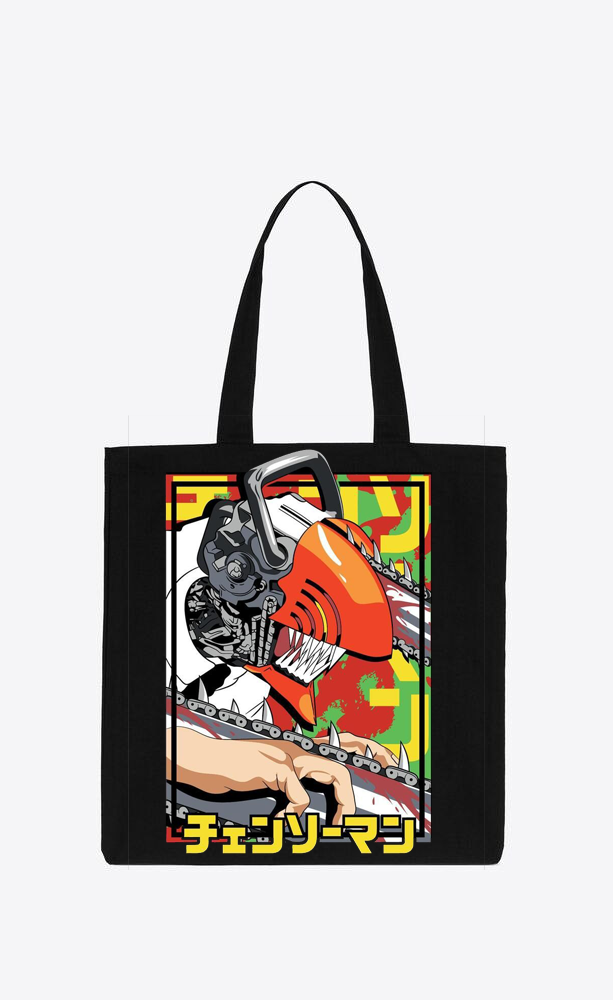 Chainsaw Man tote bag Black 39