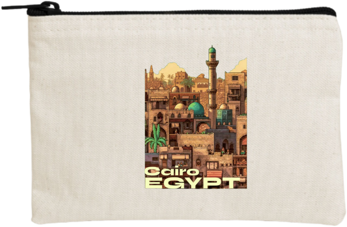 Egypt wallet pencil case Beige 39