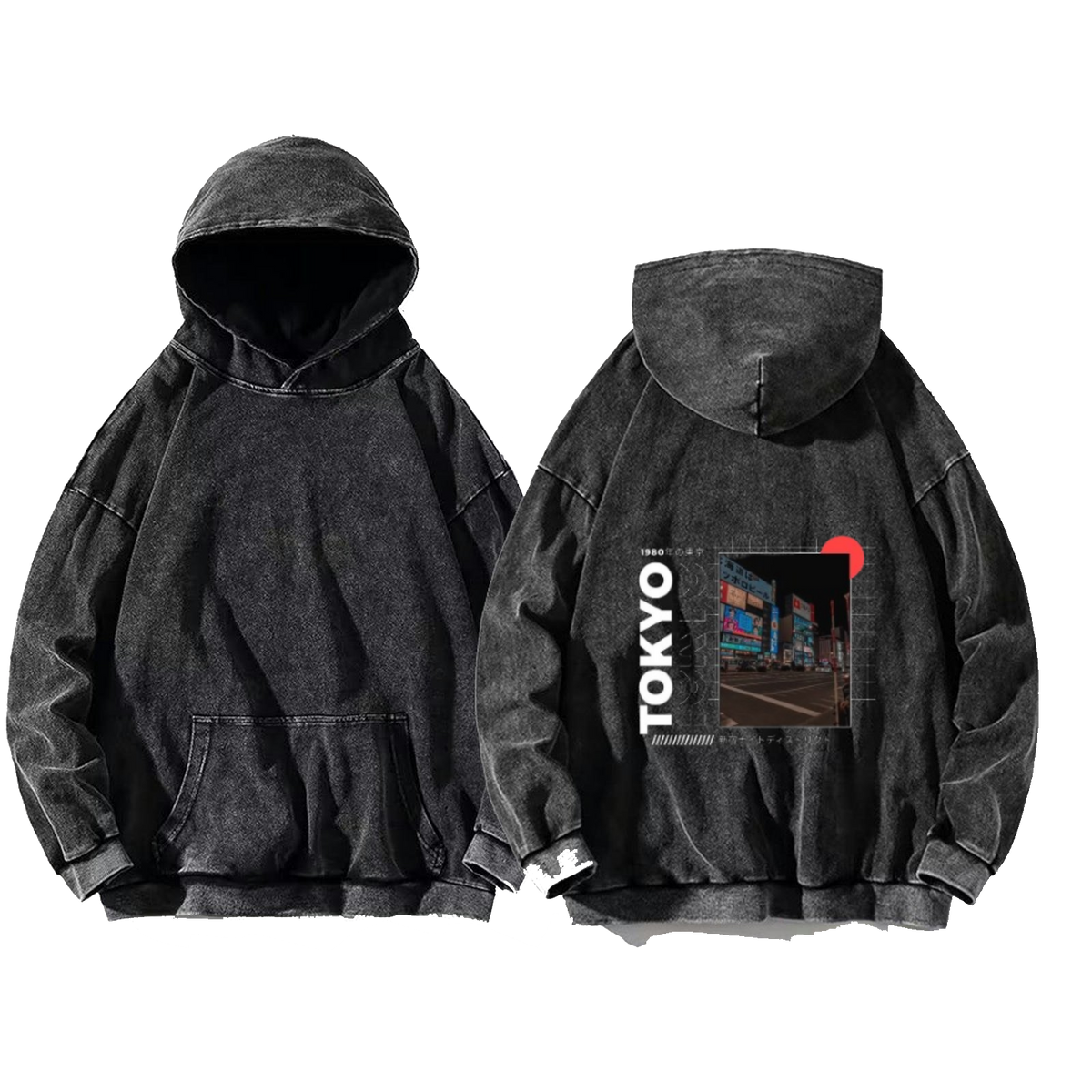 SUNFLOWER Back text oversize hoodie Washed back 39