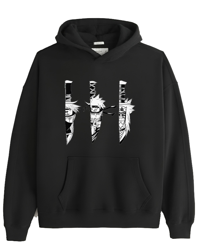 Naruto Shippuden One Size hoodie Black 79