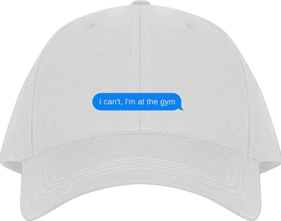 workout gym pilates Baseball cap White 39