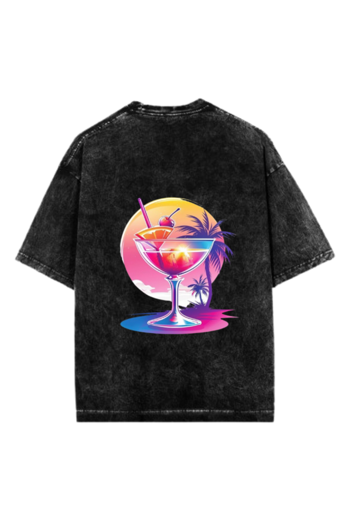 Summer Vibes One Size t- shirt Washed Back 39