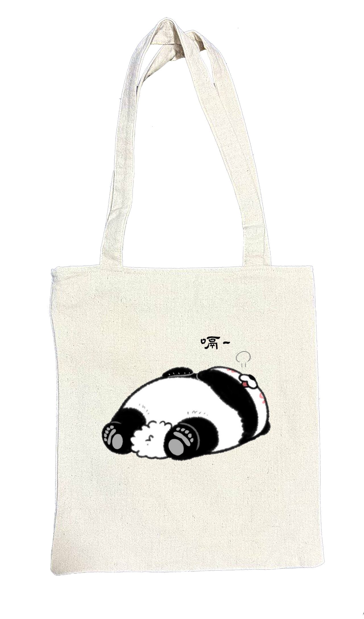 PANDA tote bag beige 39