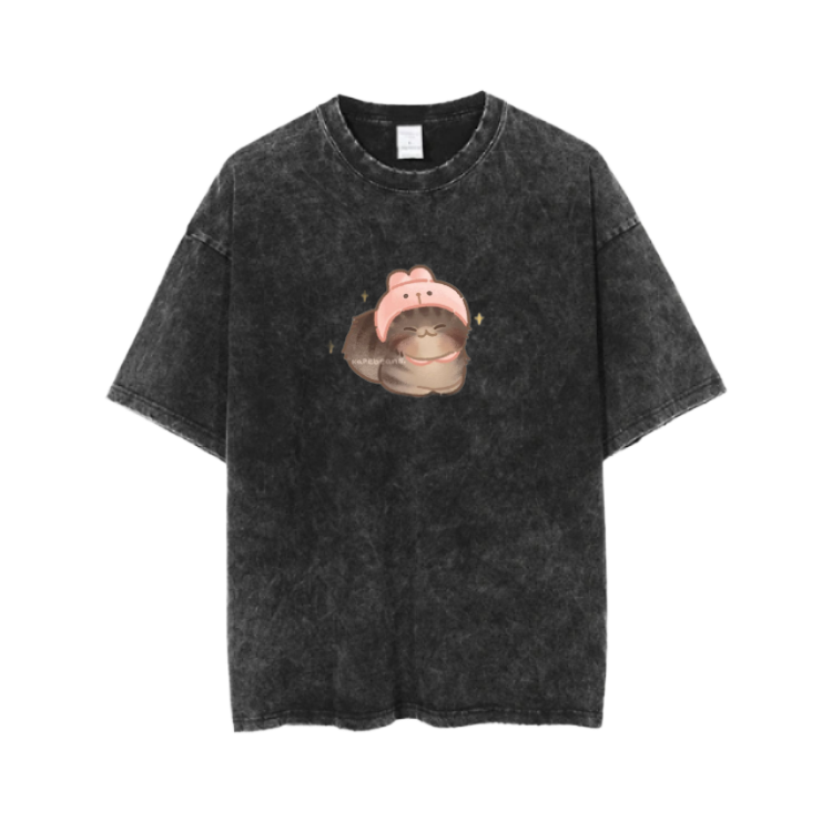 cat One Size t- shirt Washed 39