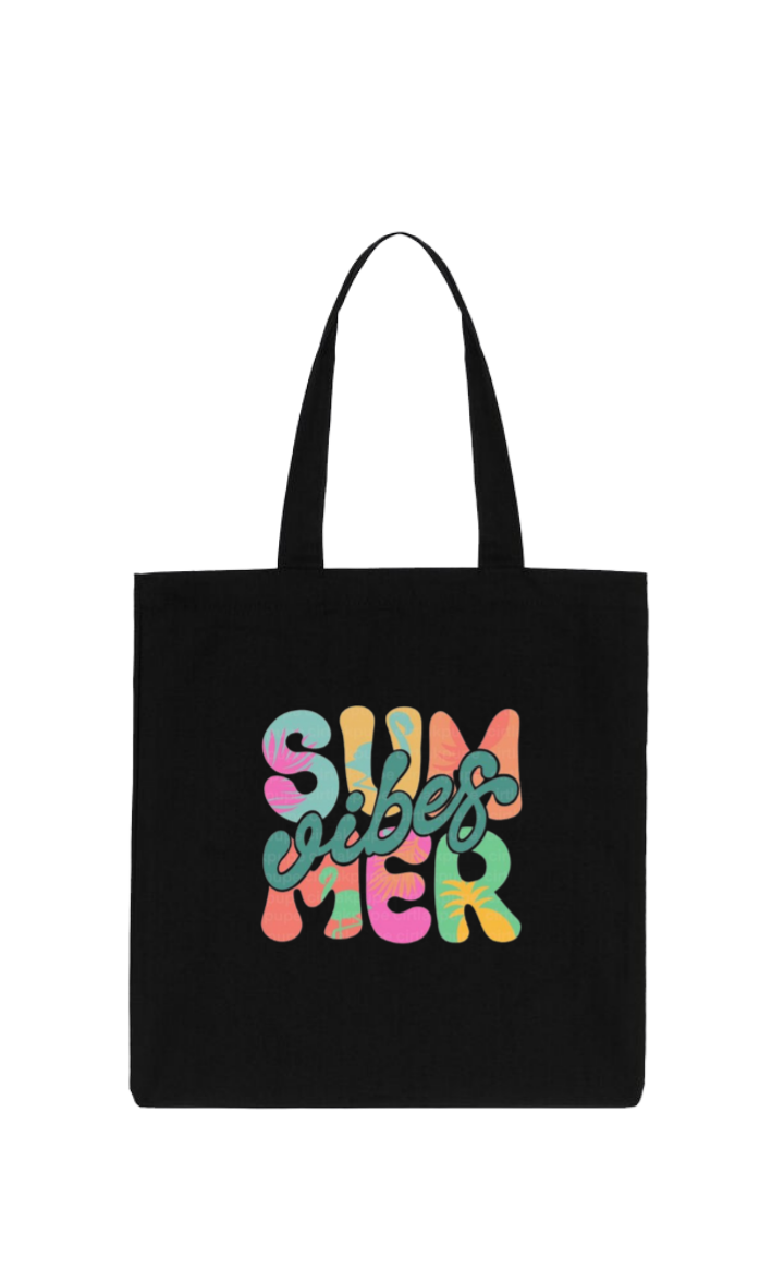 Summer Vibes tote bag Black 39