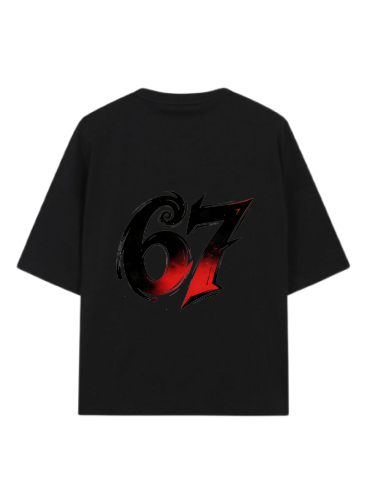 67 designs One Size t- shirt Black Back 27