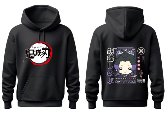 Anime Demon slayer nezuko tanjiro Oversize Hoodie Black 38