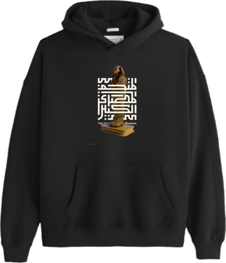 Egypt Over Size hoodie Black 39