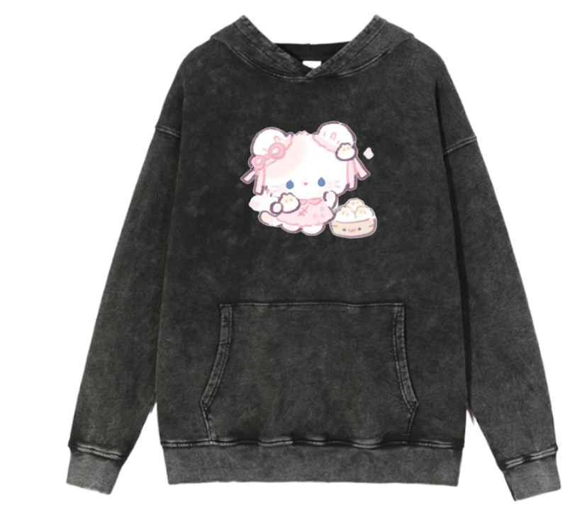 bunny Oversize Hoodie Washed 39