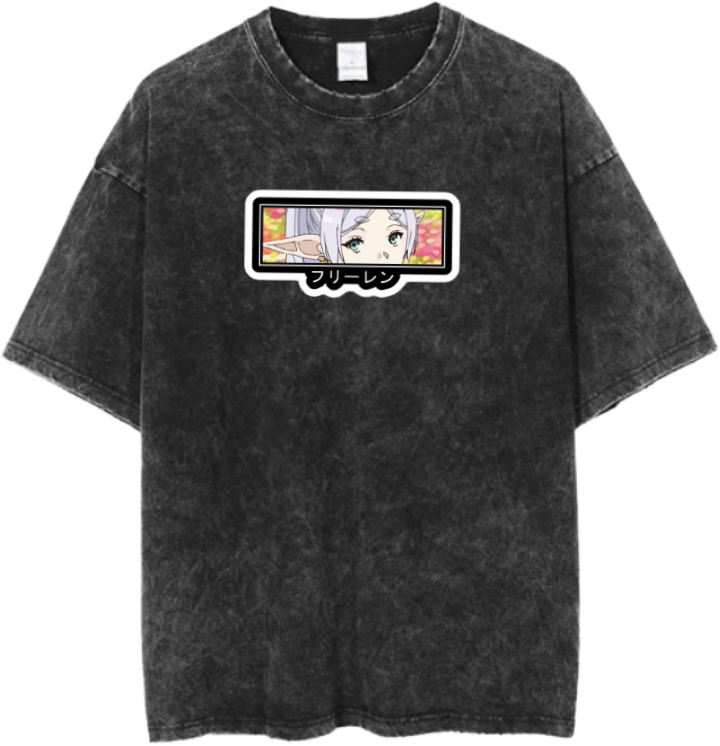 Frieren Beyond Journey's End t- shirt One Size Washed 3