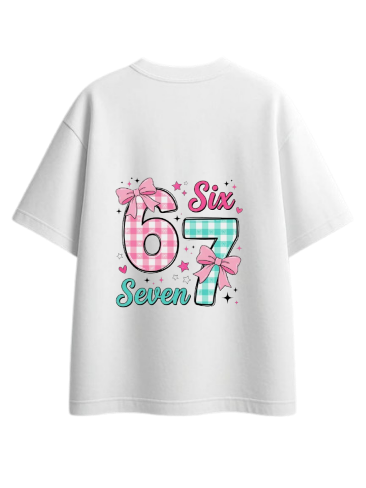 67 designs One Size t- shirt White Back 3