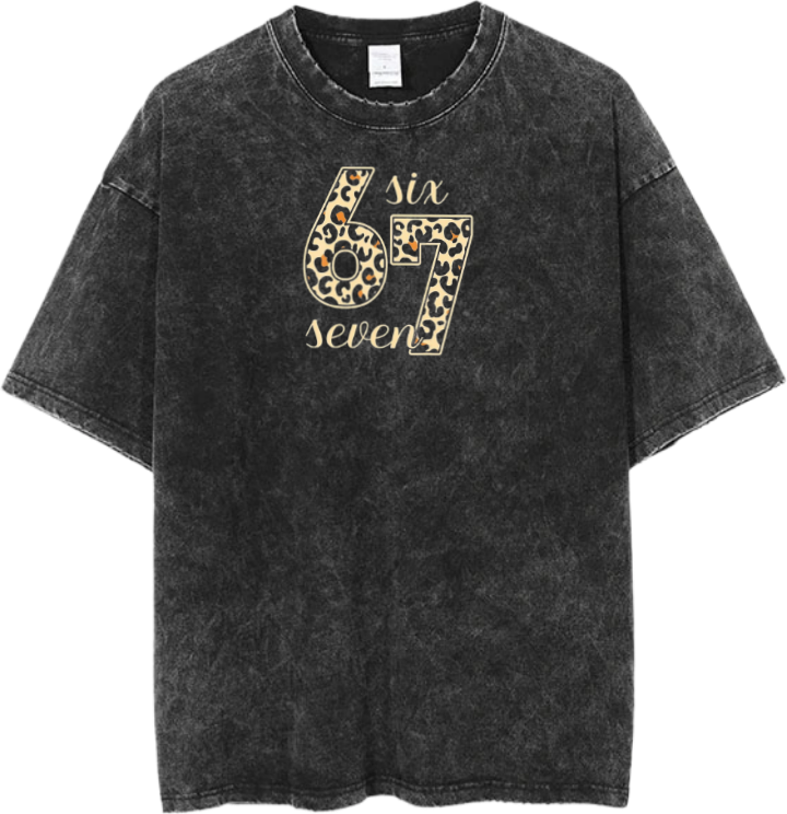 67 designs One Size t- shirt Washed 3