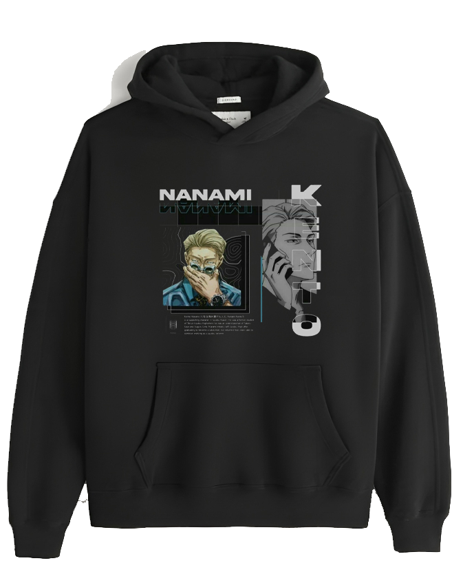jujutsu kaisen GOJO Oversize Hoodie Black 3