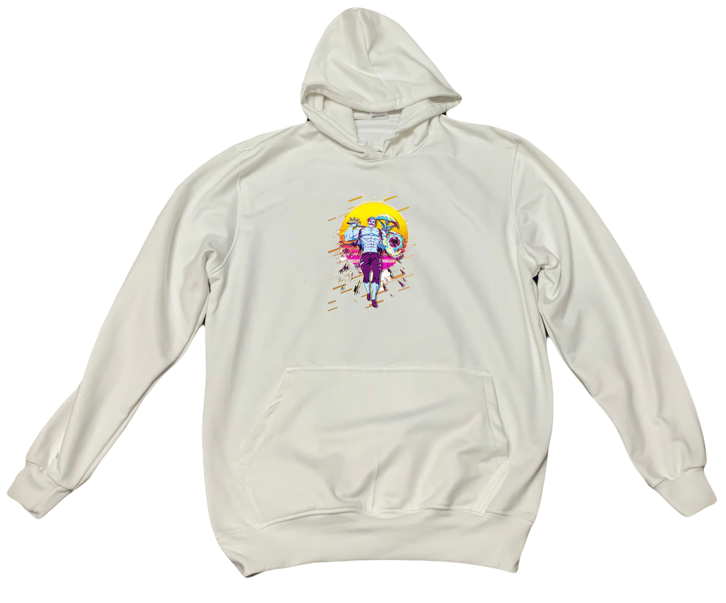 Anime Nanatsu no taizai seven deadly sins Oversize Hoodie White 3