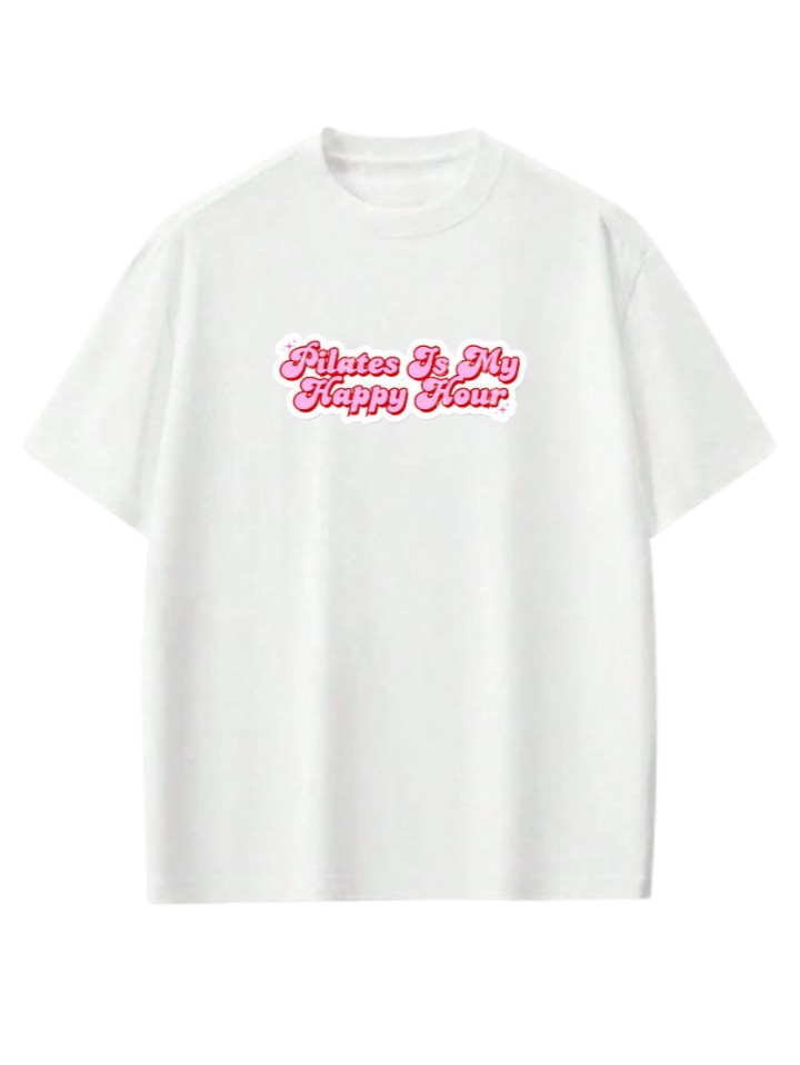 workout gym pilates One Size t- shirt White 3