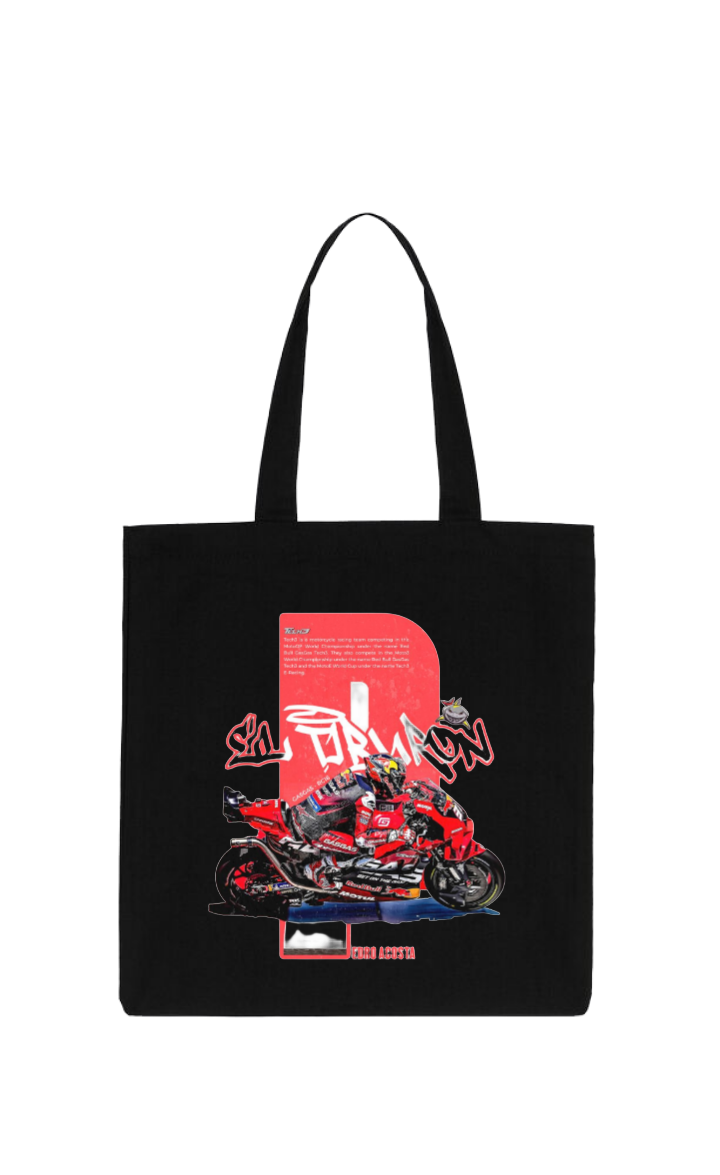 MOTOR CYCLE tote bag Black 3