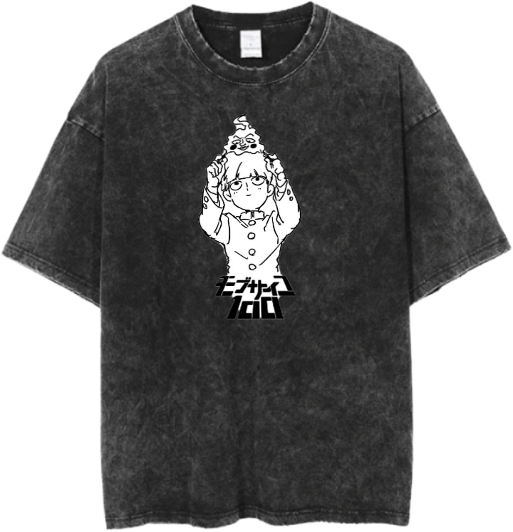 Mob Psycho 100 t- shirt One Size Washed 3