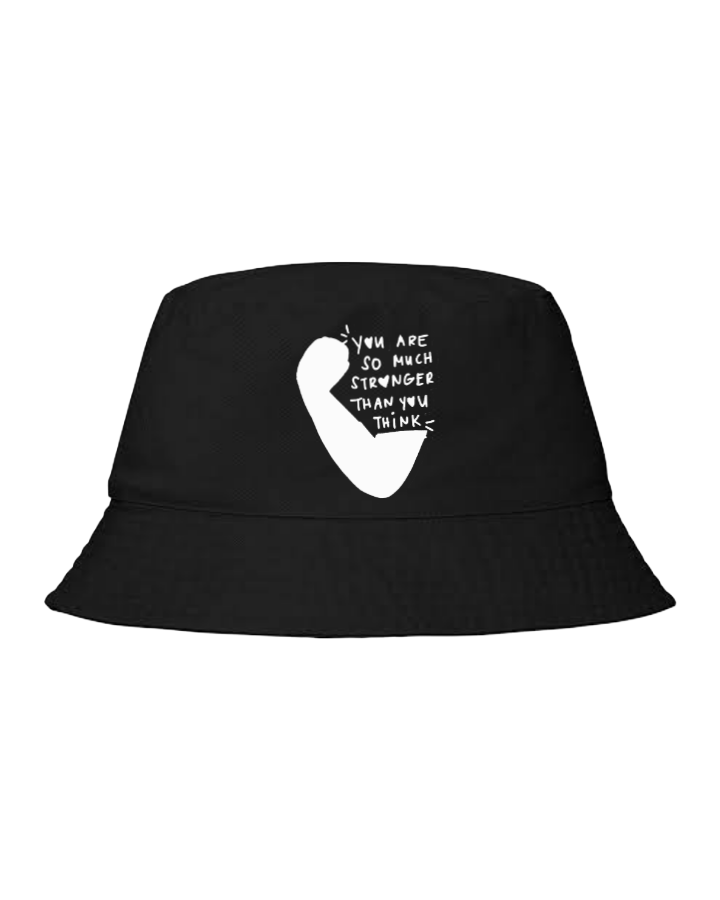 workout gym pilates Bucket hat Fishman hat cap Black 3
