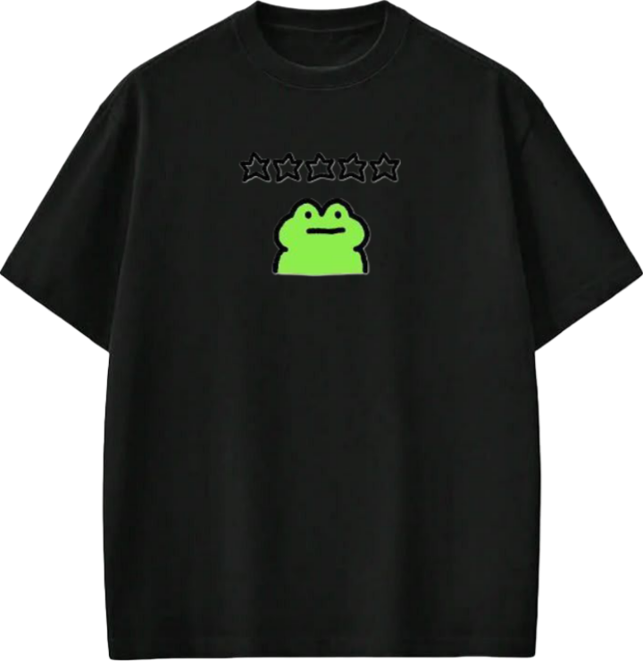 Frog One Size t- shirt Black 3