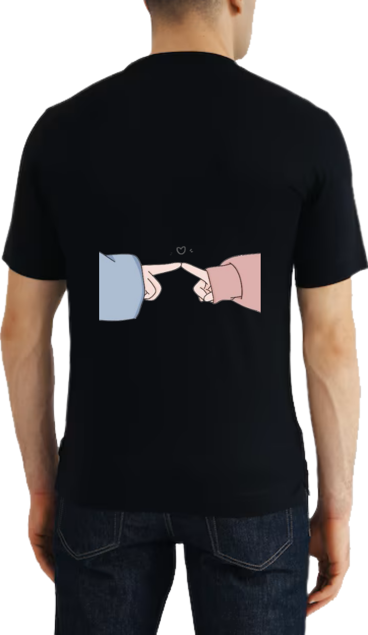 Lovers' Touch t- shirt One Size Black back 3