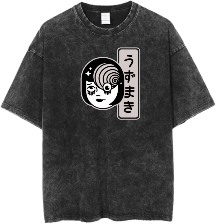 Tomie Kawakami t- shirt Over Size Washed 3