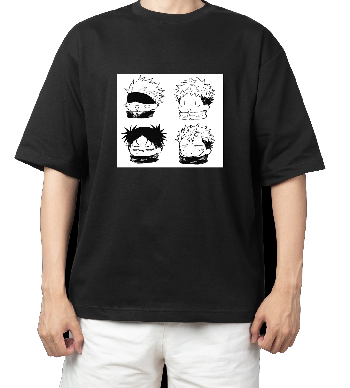 tjujutsu kaisen GOJO Oversize t- shirt Black 3