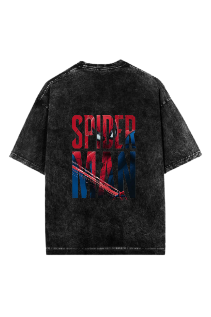 Spiderman t- shirt One Size Washed Back 3