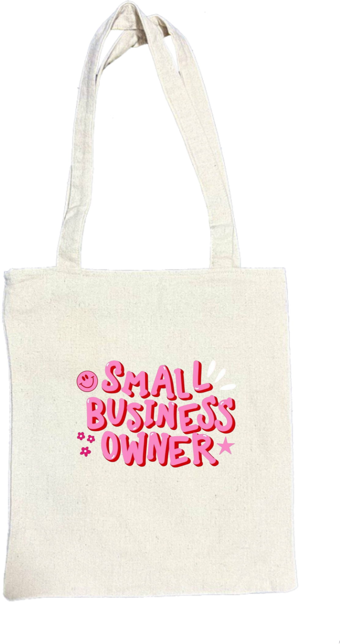 names tote bag beige SMALL BUSINESS **OWNER 3