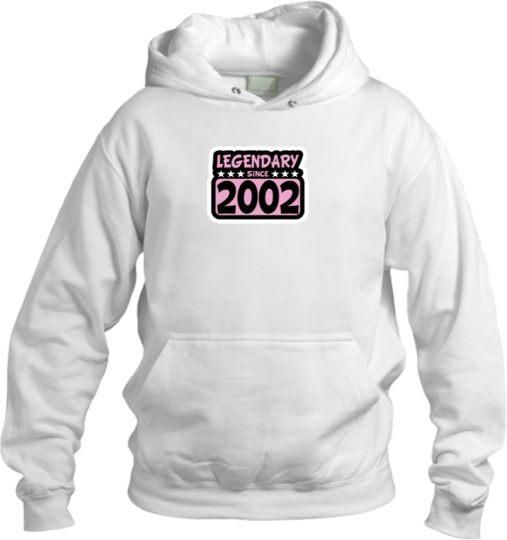 age Oversize Hoodie White 2002