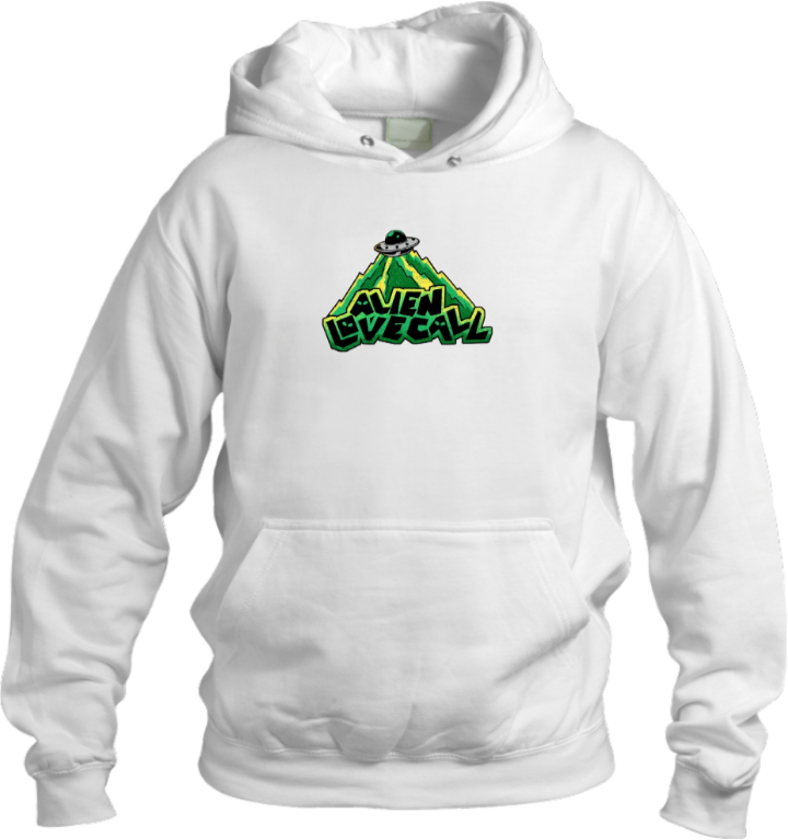 aliens Oversize Hoodie White 3