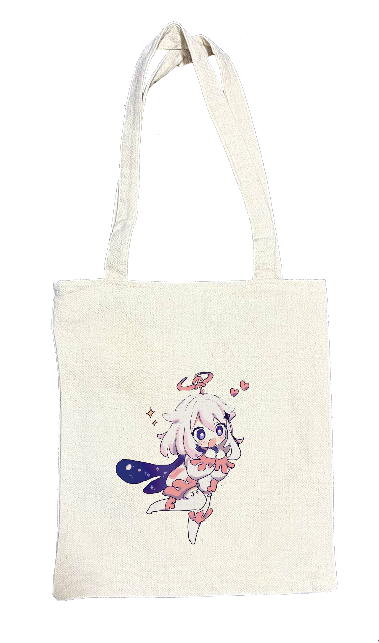 genshin impact Paimon tote bag beige 3